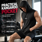 🏋️ Men's Athletic Sleeveless Hoodie Vest —  Breathable Moisture-Wicking | Perfect for Workout & Running