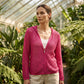 📢📢40% OFF !! ⏰2026 Women's Open-Knit Zip-Up Cardigan | Lightweight Hollow-Out Long Sleeve Sweater for Spring & Summer