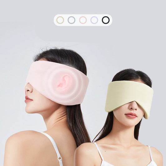 Double-Sided Sleep Mask for Side Sleepers with Earplugs