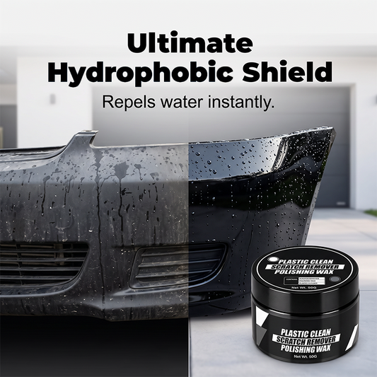 Car Plastic Scratch Remover and Restorer Wax with Sponge