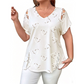 ❤️ 50% OFF NOW! 👚 Women's Heart Print V-Neck Top – Flattering V-neck, soft fabric & playful print – Perfect for casual days & cute outfits ✨