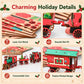 📢📢 50% Off!! 🥳 💞 Over 50,000 Sold! ⚡🚂 Holiday-Themed DIY Train Puzzle