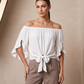 🎀 50% OFF NOW! 👚 Women Casual Off Shoulder Sweet Bow Tie Blouse – Off-shoulder style, cute bow & lightweight – Perfect for summer days & cute outfits ☀️
