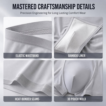 🧊🔥 LIMITED-TIME 52% OFF! Men’s Ice-Cooling Ultra-Thin Boxer Briefs – 0.45mm Lightweight Fabric, Breathable Micro-Pores & 3D Comfort Pouch