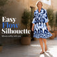 Women Loose Print Short Dress Ruffle Hem Casual V-Neck Tunic