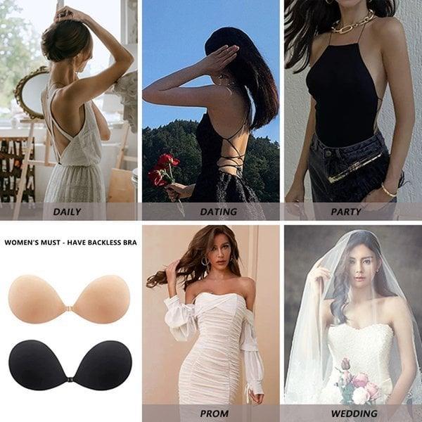 Adhesive invisible Gathering Bras