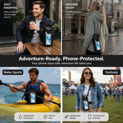 🎁2026 New Arrivals 50% OFF💥Waterproof Touchscreen Dry Bag – IPX8 Phone Pouch for Swimming, Beach & Kayaking | Crystal Clear Anti-Fog Window