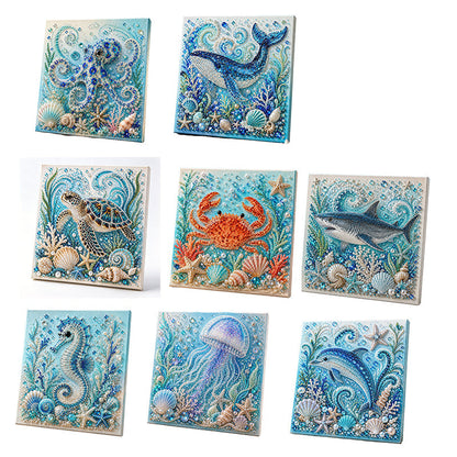 🥳2026 HOT SALE🥳💞50K+ SOLD!⏳✨Creative Ocean Life DIY Faux Pearl Painting Kit