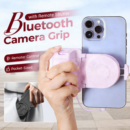 📱 50% OFF! 50K+ sold!⏰Turn Your Phone Into A Smart Camera & Hands-Free Remote 📸✨ Bluetooth Grip With Shutter Control 🚀