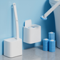 Disposable Toilet Brush Set with 18 Refills